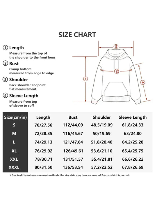 Men's vintage patterned hooded sweatshirt long sleeves drawstring hood sporty autumn pullover