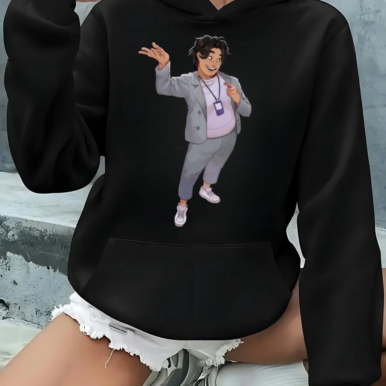 Anime KPop Demon Hunters Rumi Mira Hoodie Men Women Fashion Cosplay Hooded Sweatshirts Y2k Oversized Fleece Casual Long Sleeve