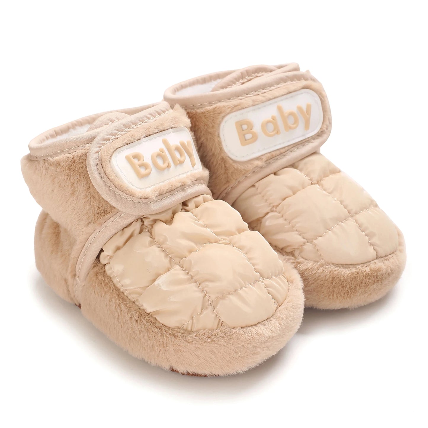 Warm and Cozy Baby Winter Boots Soft Sole Non-Slip First Walking Shoes for Toddler Girls and Boys Cute Infant Shoes