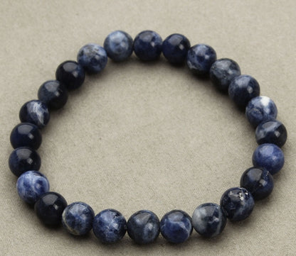 Aventurine Blue Sandstone Beads Round Bead Bracelet Bracelet