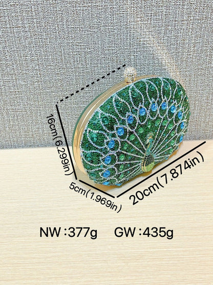 Clutch Purses For Women Rhinestone Evening Bag Sparkly Handbags Ladies Formal Occasion Wedding Party Cocktail Prom Shoulder Bags