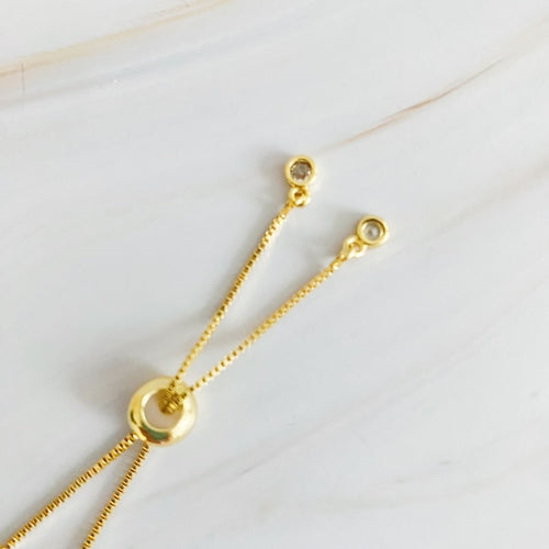 Mesmerized By The Cross Slide Bracelet