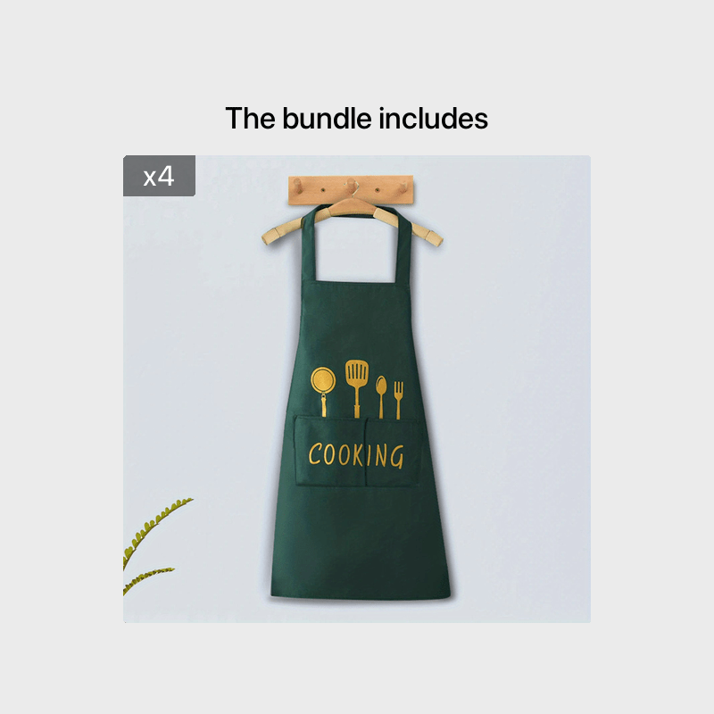 [Coffee Shop Apron] Single Apron, Featuring Pockets, Suitable for Coffee Shops, Dining Establishments, And Versatile Use, Measuring 28.3 Inches by 25.5 Inches