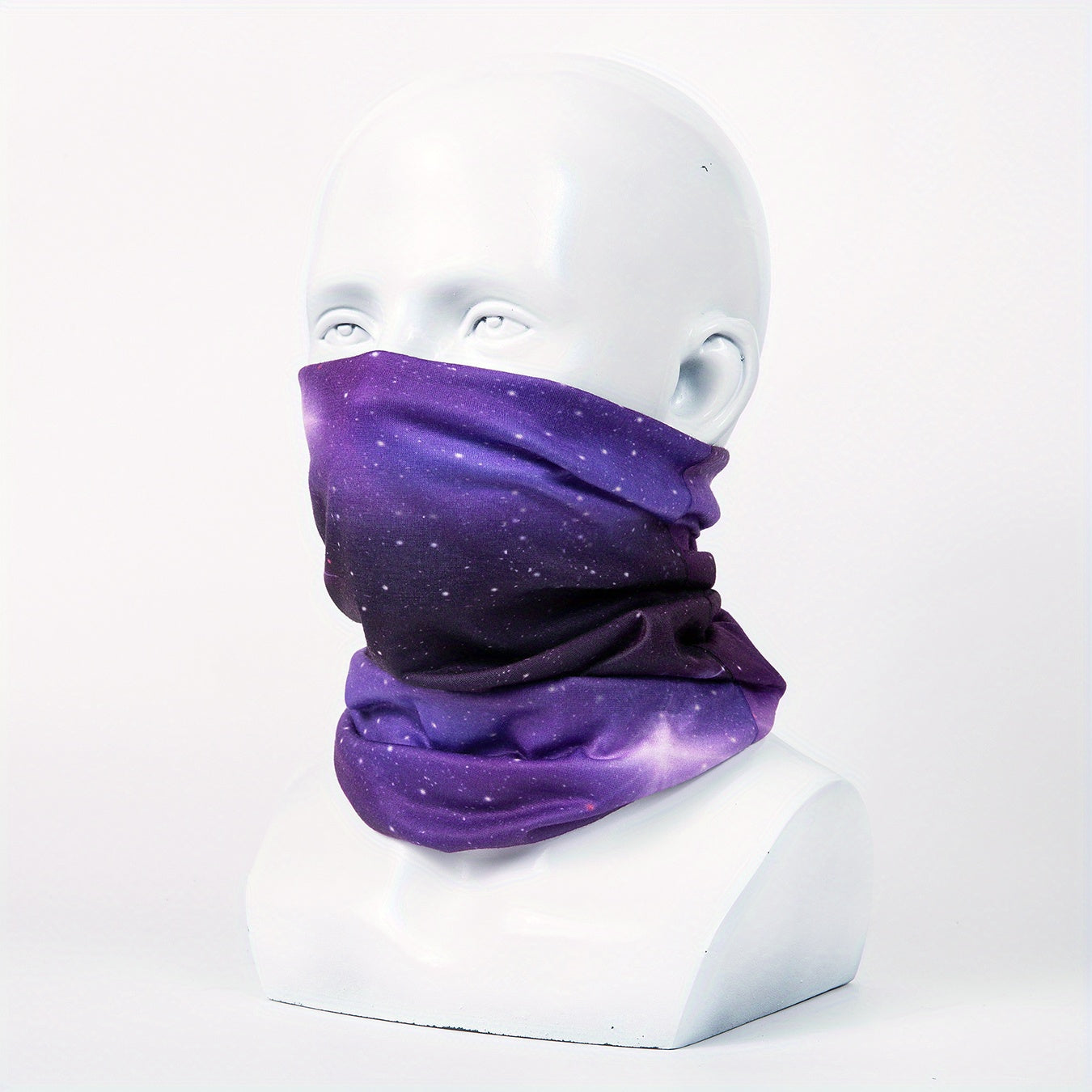 QUALICOS Seamless Sports Scarf - Versatile Neck Gaiter, Headband & Wristband with Vibrant for galaxy & Starry Night Patterns, Unisex All-Season Outdoor Gear for Hiking, Cycling & Fitness, Hiking Accessory, Stylish Headgear, D