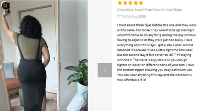 Women's Lace-Trimmed Shapewear Bodysuit - Tummy Control Corset with Adjustable Straps & Zipper, Black, Comfortable