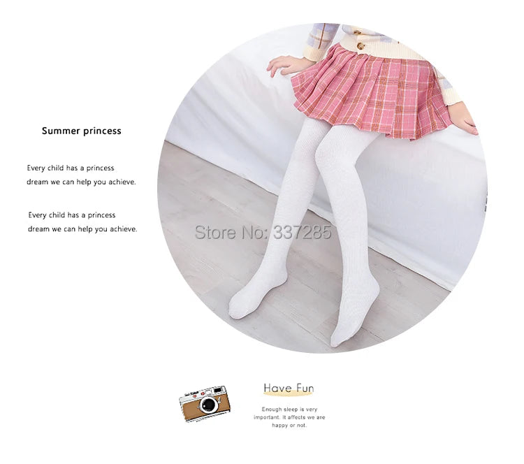 winter baby girls warmer tights cotton kids toddler non-slip sole pantyhose spring autumn striped tight for fashion infant child