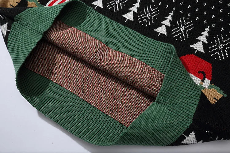 2023 Ugly Christmas Sweater For gift Santa Elf Funny Pullover Womens Mens Jerseys Loose Sweaters Tops Autumn Winter Clothing Top