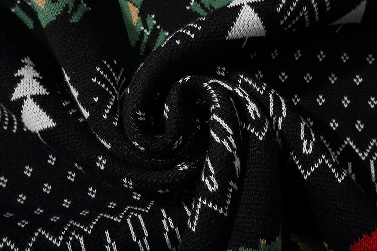 2023 Ugly Christmas Sweater For gift Santa Elf Funny Pullover Womens Mens Jerseys Loose Sweaters Tops Autumn Winter Clothing Top