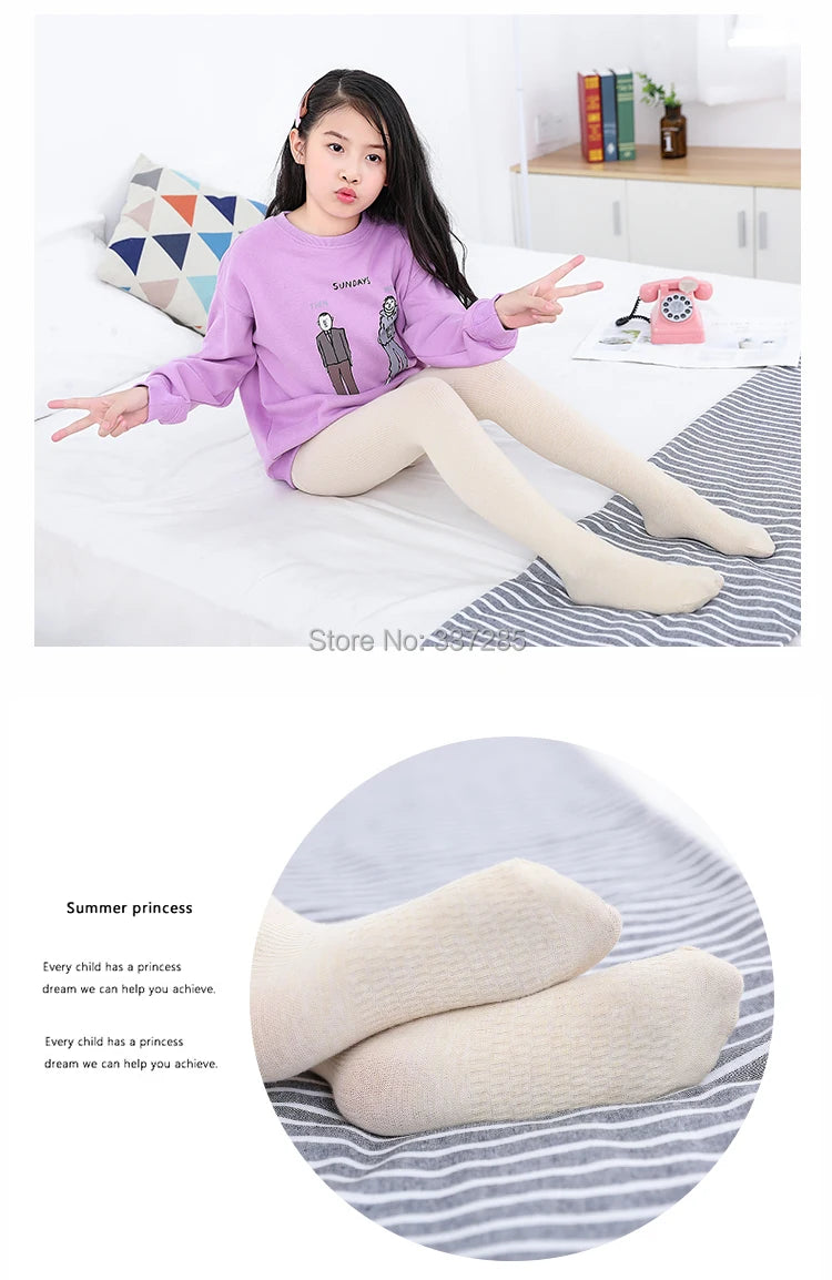 winter baby girls warmer tights cotton kids toddler non-slip sole pantyhose spring autumn striped tight for fashion infant child