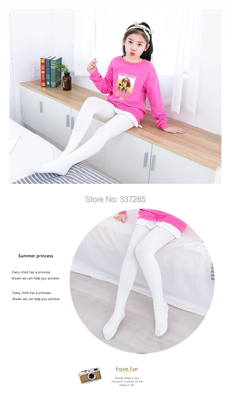 winter baby girls warmer tights cotton kids toddler non-slip sole pantyhose spring autumn striped tight for fashion infant child