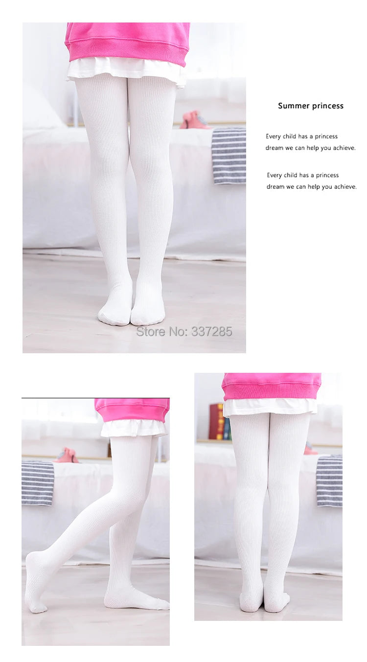 winter baby girls warmer tights cotton kids toddler non-slip sole pantyhose spring autumn striped tight for fashion infant child