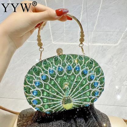 Clutch Purses For Women Rhinestone Evening Bag Sparkly Handbags Ladies Formal Occasion Wedding Party Cocktail Prom Shoulder Bags