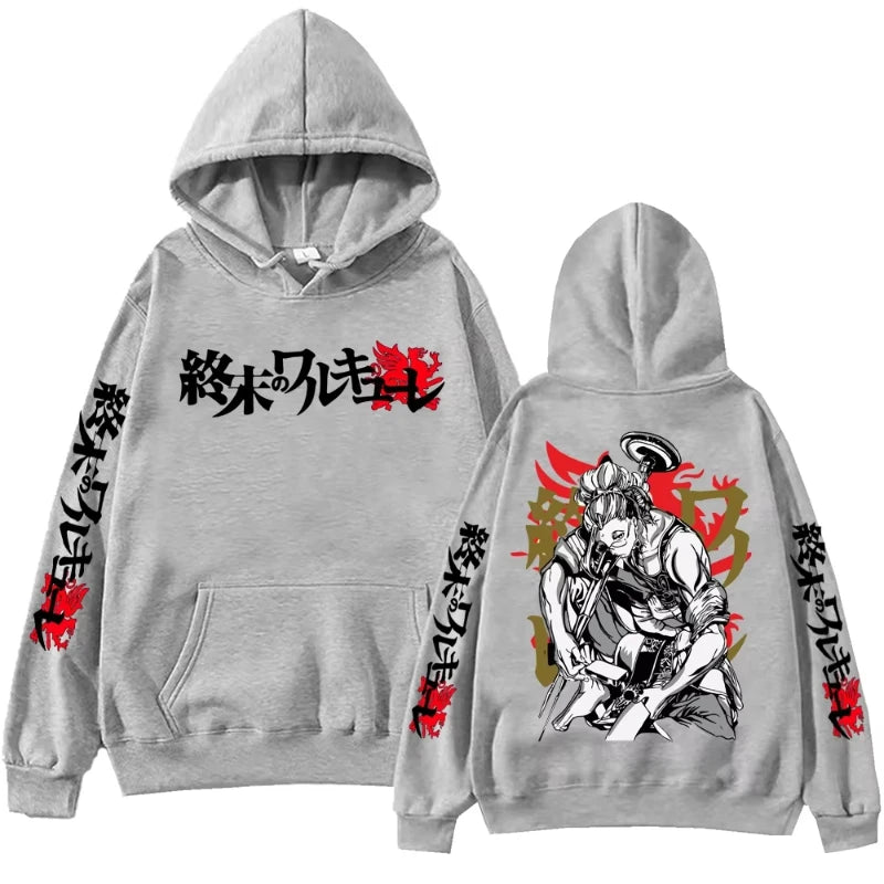 Japanese Anime Printed Hoodie Women Men Casual Loose Harajuku Autumn Winter Pullover Fleece O-Neck Long Sleeve Sweatshirts