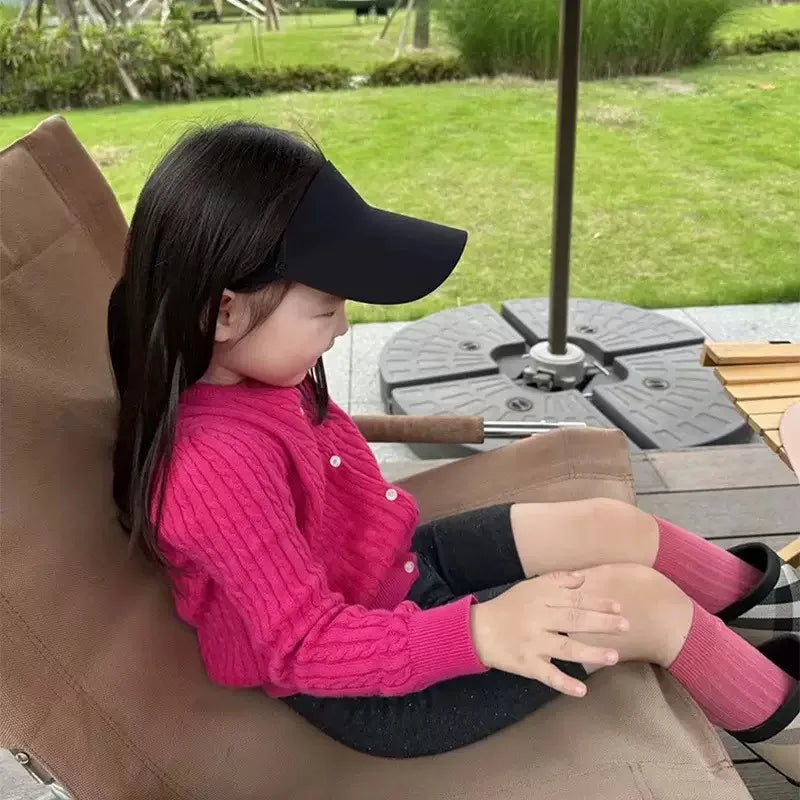 2025 New Winter Brand Clothing Set Girls Knitted Cardigan+Skirt Kid Sweater Parent-child clothing