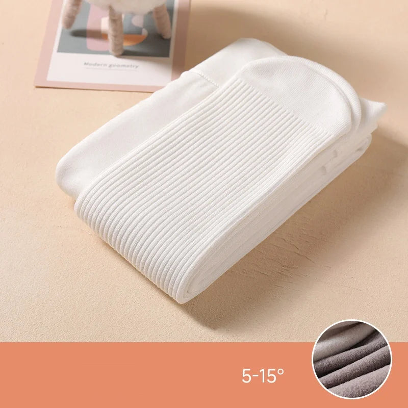 Winter Children's Tights For Girls Thick Warm Kids Girl's Pantyhose Outdoor Leggings Solid Plush Warm Child Dance Tight 2-10Y