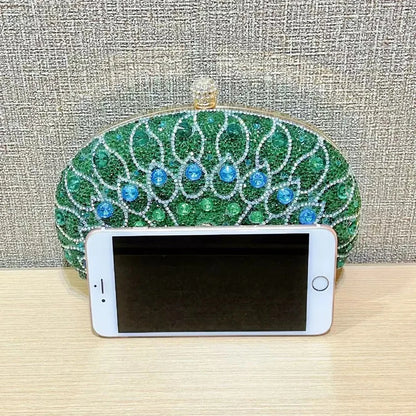 Clutch Purses For Women Rhinestone Evening Bag Sparkly Handbags Ladies Formal Occasion Wedding Party Cocktail Prom Shoulder Bags