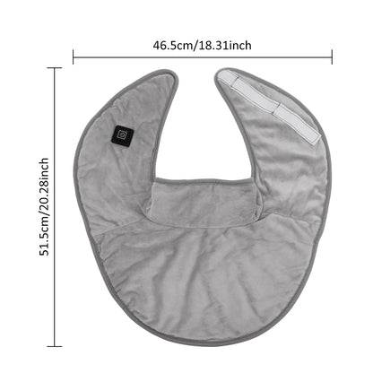 Electric Heating Shoulder Neck Pad Winter Soft Hot Compress Back Shawl Thermal Mat USB Heated Back Wrap Office Warmer Blanket