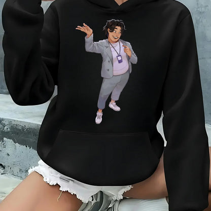 Anime KPop Demon Hunters Rumi Mira Hoodie Men Women Fashion Cosplay Hooded Sweatshirts Y2k Oversized Fleece Casual Long Sleeve