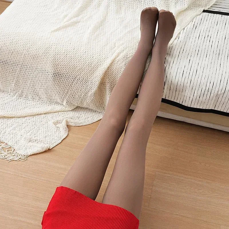 Warm Tights Leggings For Women Winter High Waist Elastic Sexy Translucent Pantyhose Female Slim 80g 220g 300g Leggings Tights