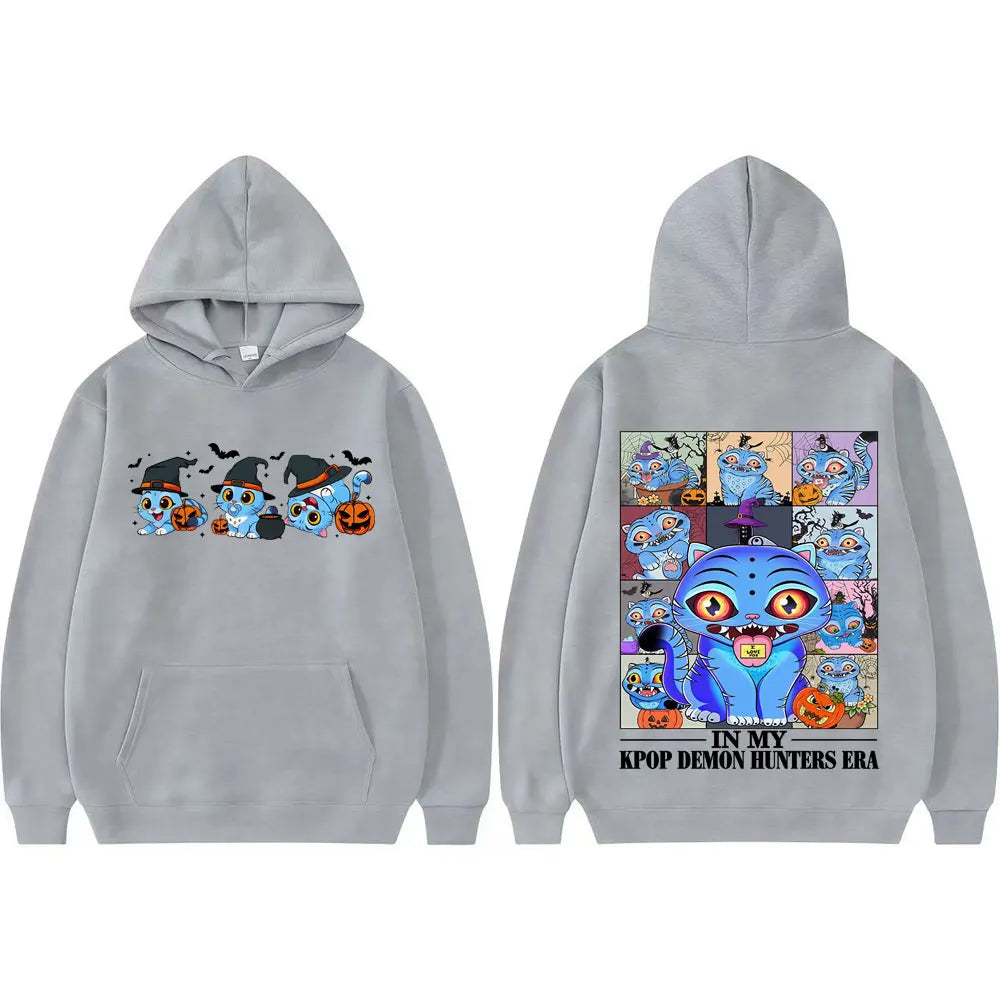 In My Kpop Demon Hunters Era Halloween Hoodie Men Women Anime Clothes Harajuku Autumn High Quality Vintage Loose Sweatshirts