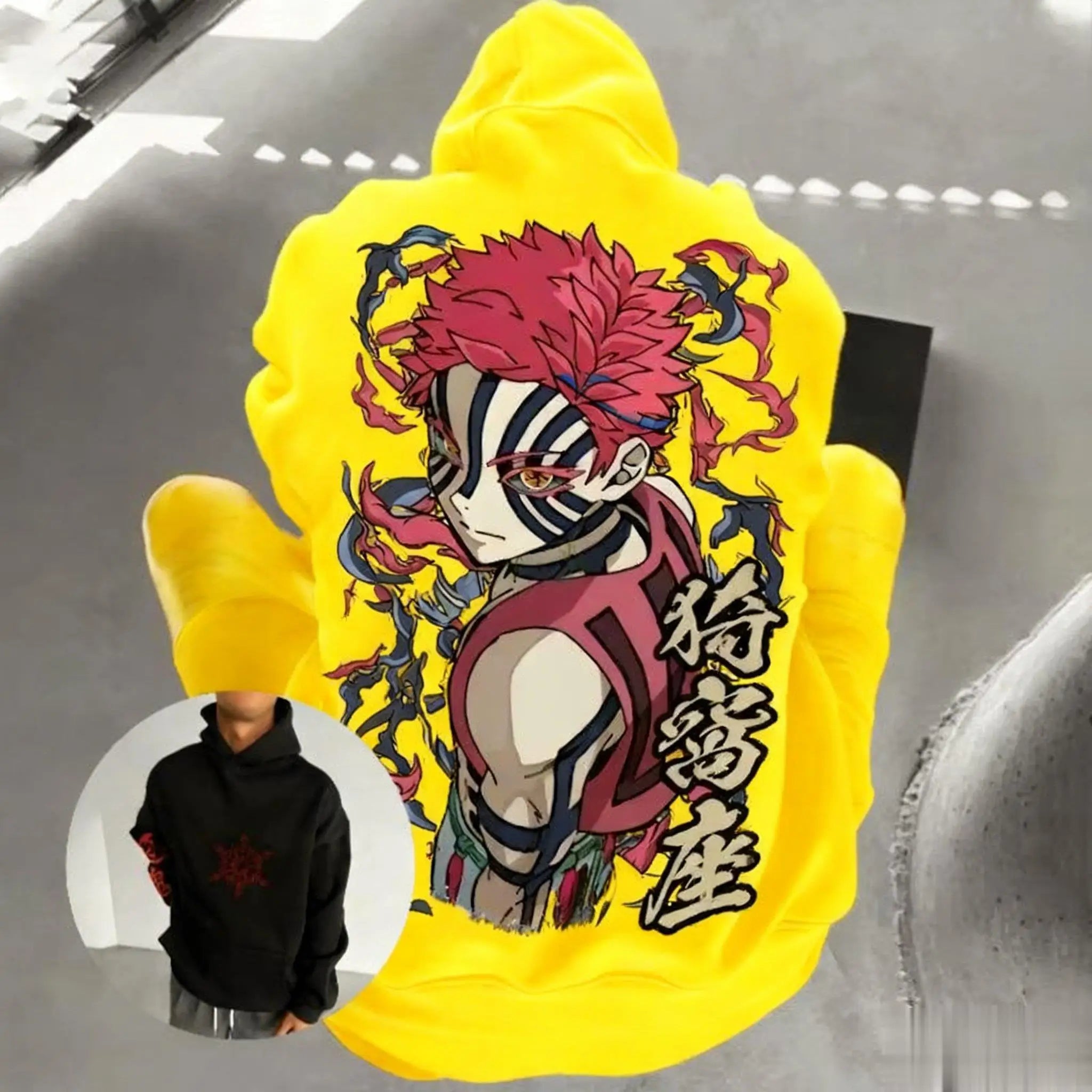 Demon Slayer Kimetsu No Yaiba Anime Hoodie Sweatshirt Men Women Pullover Casual Streetwear Cartoon Print Cosplay Autumn Fashion