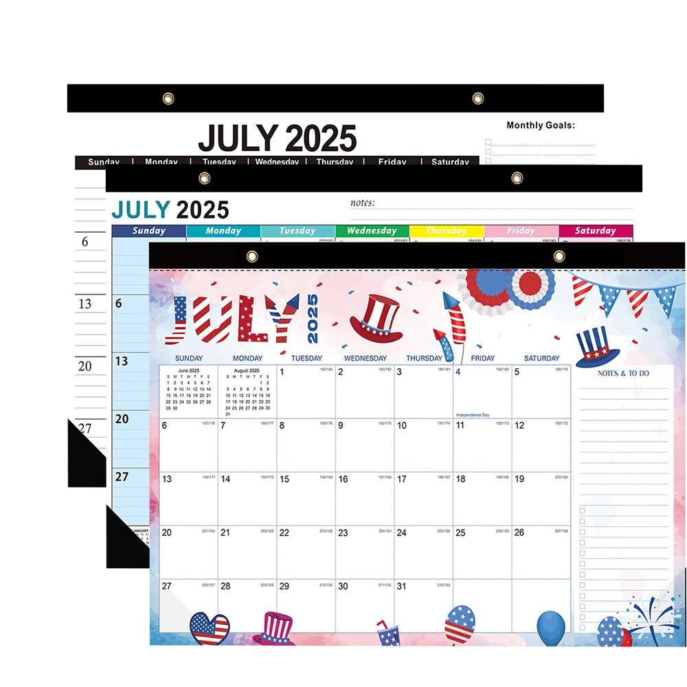 Newest 2026 Calendar 18-month From 2025 July To 2026 December Daily Weekly Monthly Planner Agenda Organizer Home Wall Calendar