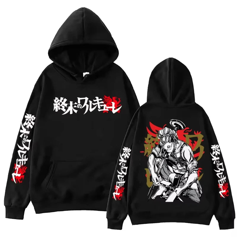 Japanese Anime Printed Hoodie Women Men Casual Loose Harajuku Autumn Winter Pullover Fleece O-Neck Long Sleeve Sweatshirts
