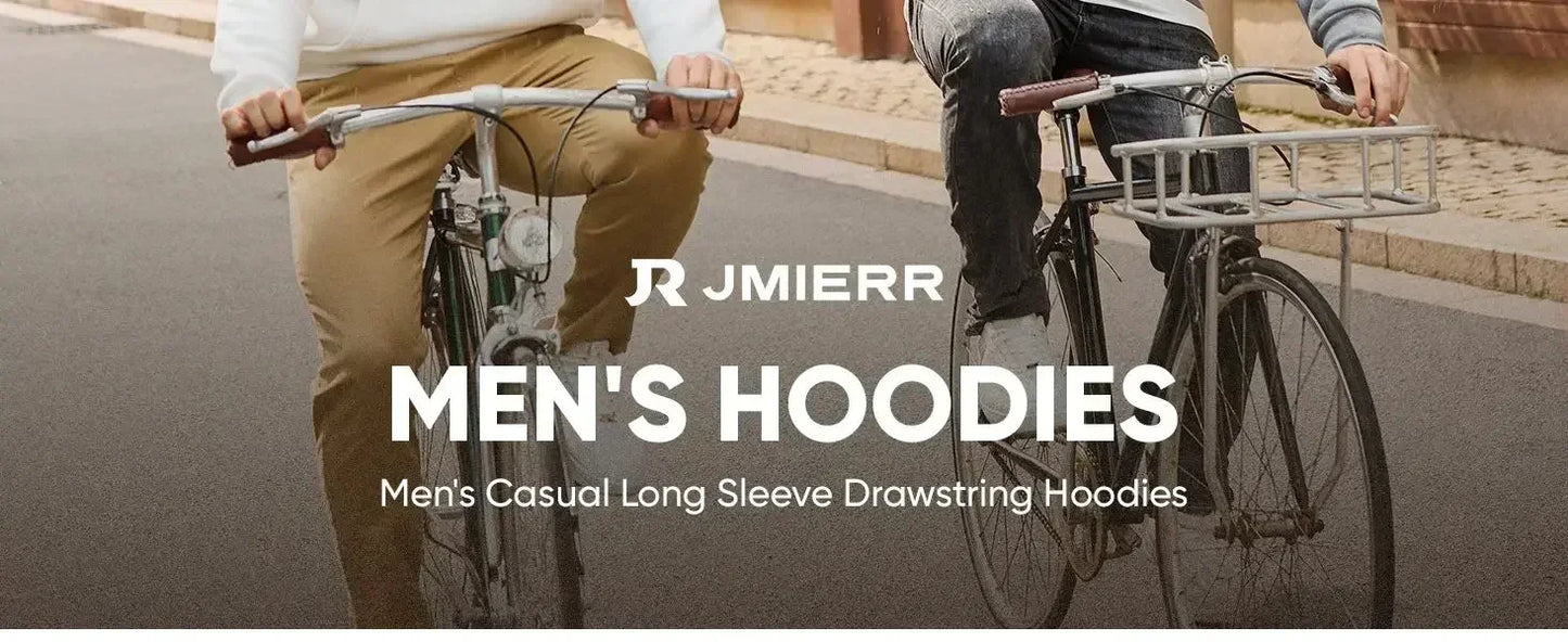 Men's vintage patterned hooded sweatshirt long sleeves drawstring hood sporty autumn pullover