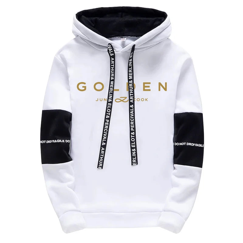 K-pop Trend Hoodie for Woman High Quality Jung Kook Print Hooded Sweatshirts Sweatpants Fall Winter Female Daily Casual Pullover