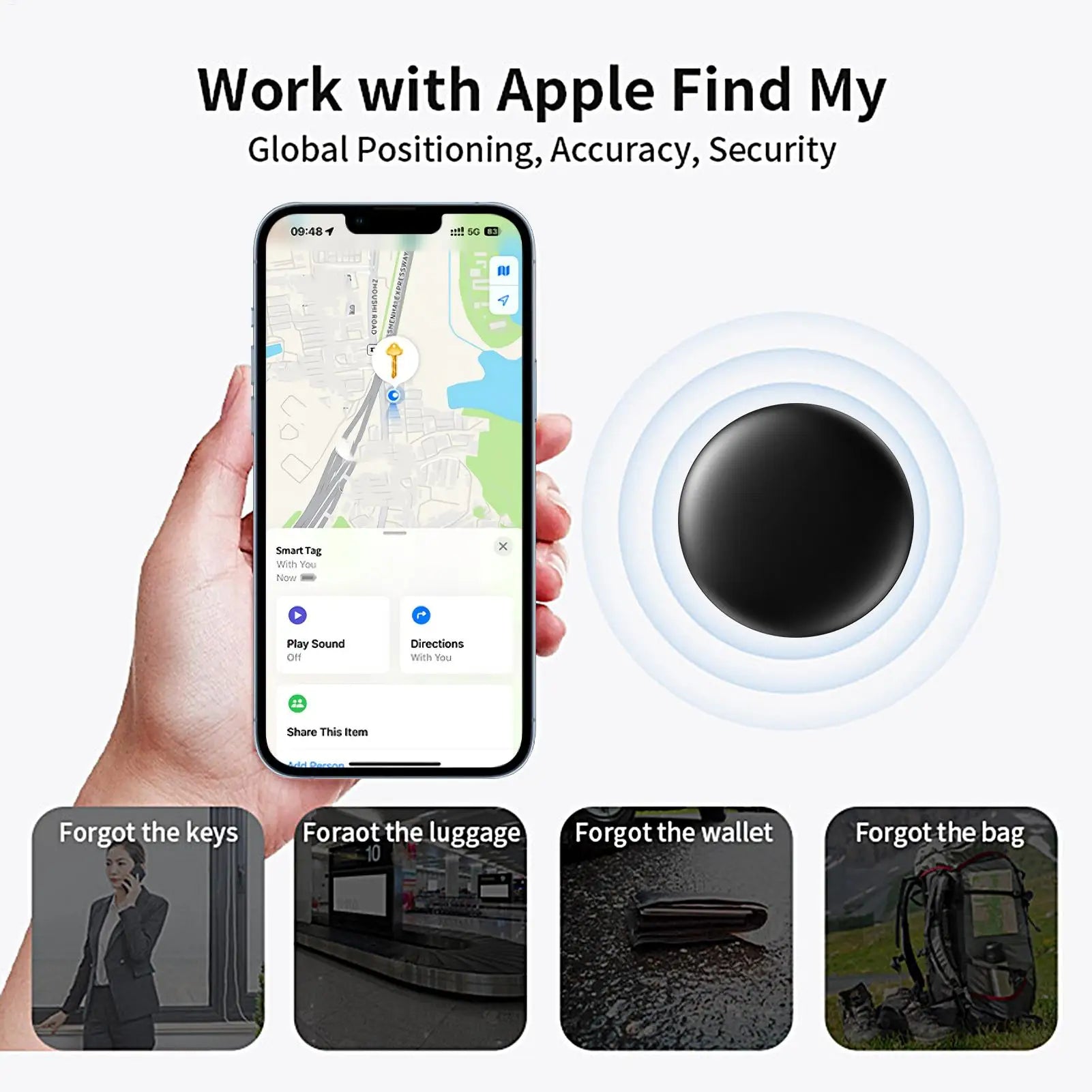 Magnetic GPS Tracker for Vehicles Waterproof Car Tracker with Magnetic Case Cell Phone Supplies for Valuables Vehicles Backpack