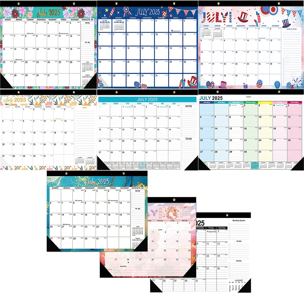 Newest 2026 Calendar 18-month From 2025 July To 2026 December Daily Weekly Monthly Planner Agenda Organizer Home Wall Calendar