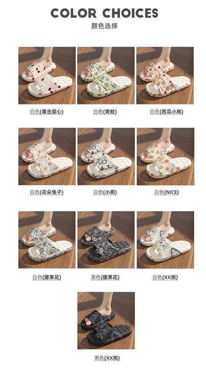 Extra-thick Sole Men Soft Air Cushion Casual Slippers EVA Sandals Fashion Flip Flops Outdoor Summer Seaside Beach Shoes