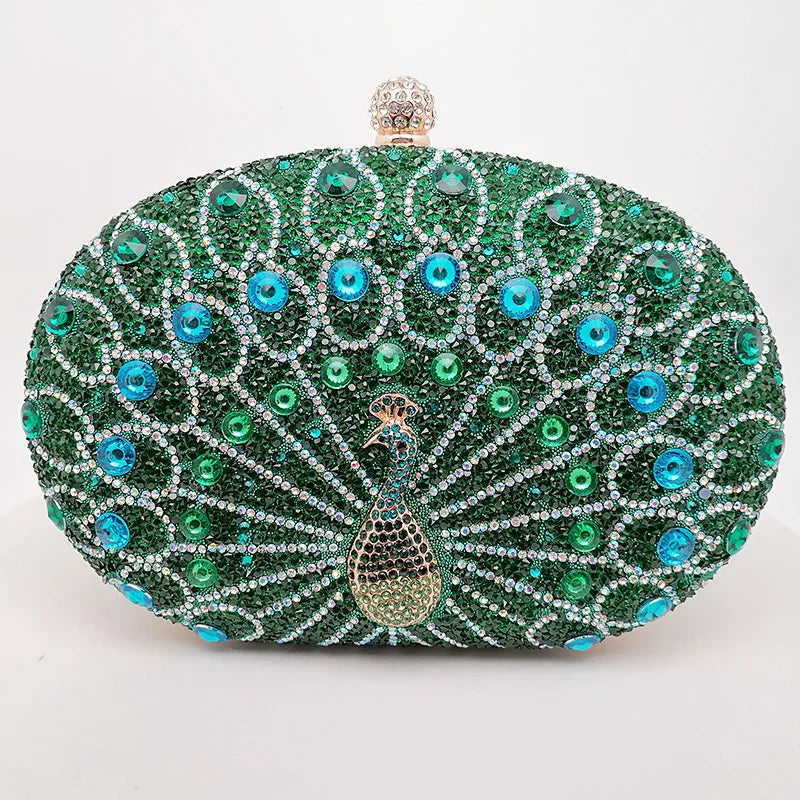 Clutch Purses For Women Rhinestone Evening Bag Sparkly Handbags Ladies Formal Occasion Wedding Party Cocktail Prom Shoulder Bags