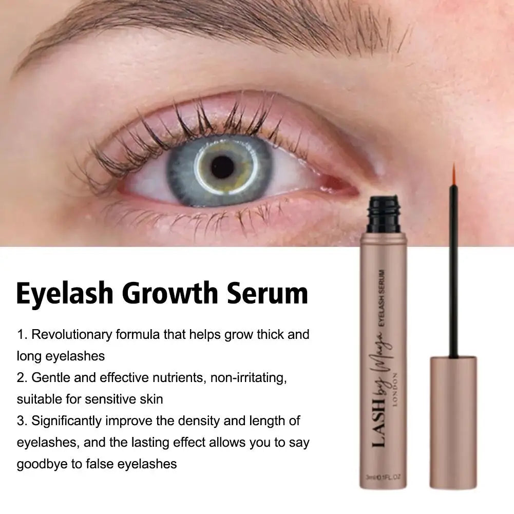 Eyebrow Growth Essence Ultrafine Extra Volume Curling Waterproof Curling Lashes Mascara Black Mascara Fuller Thicker Eyes Makeup