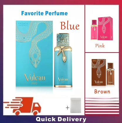 French Avenue Vulcan Collection Perfume Unisex Long Lasting Vanilla Cologne Alcohol-Free Christmas Gift 100ml