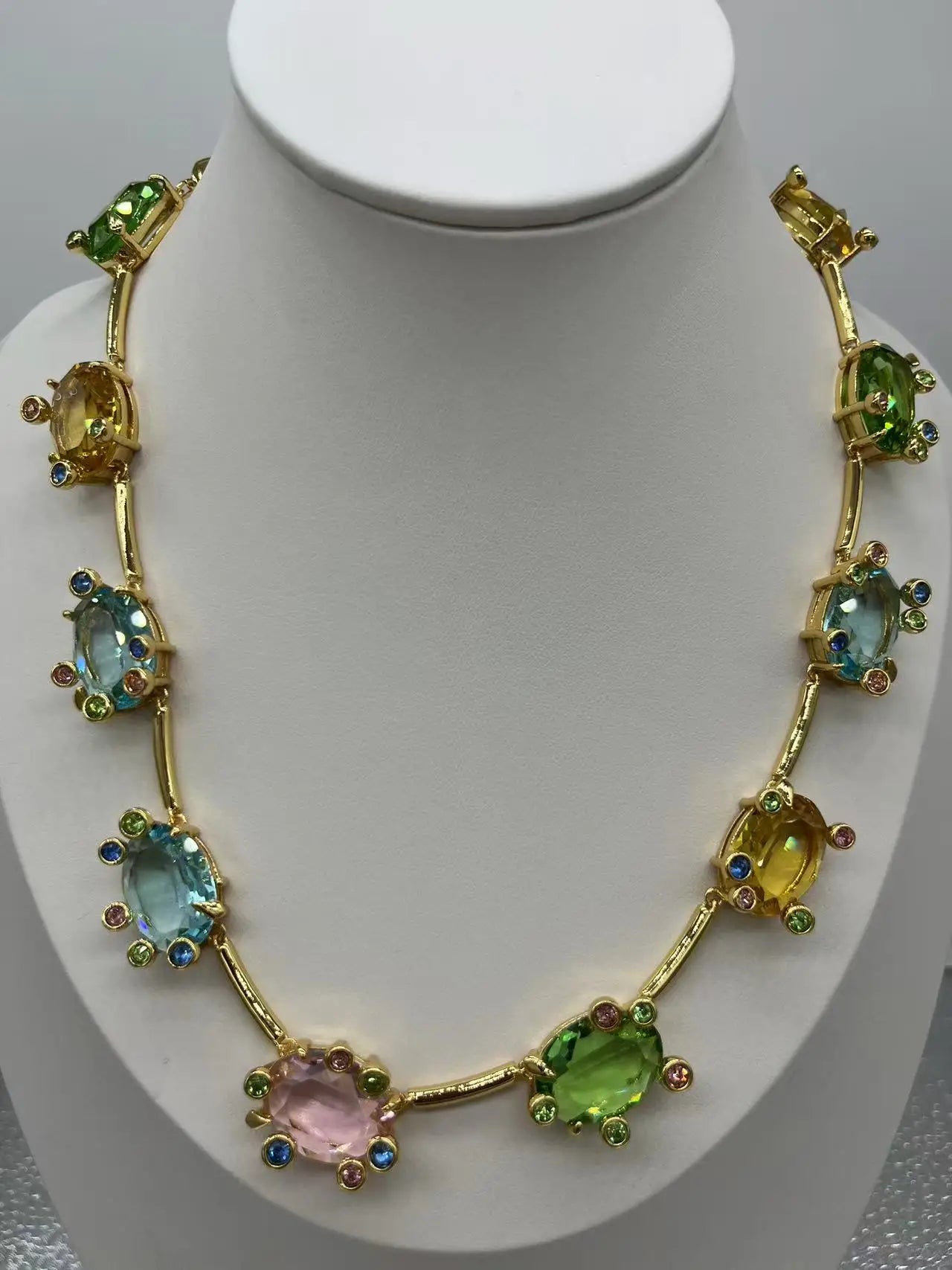 2025 Original Crystal Jewelry Set Boutique Irregular Earrings, Necklaces, Rings, Bracelets, Women's Romantic Party Gifts