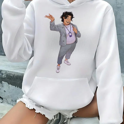 Anime KPop Demon Hunters Rumi Mira Hoodie Men Women Fashion Cosplay Hooded Sweatshirts Y2k Oversized Fleece Casual Long Sleeve