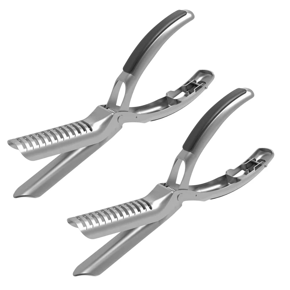 1/2pcs Stainless Steel Rib Membrane Remover Tool Kit Rib Prep Tool for BBQ Enthusiasts for Easy Membrane Removal BBQ Accessories