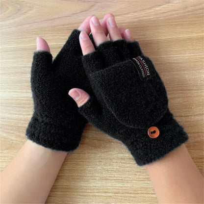 USB Electric Heated Gloves Touchscreen Double-Sided Heating Gloves Fingerless Hands Warmer Winter Skiing Cycling Thermal Gloves