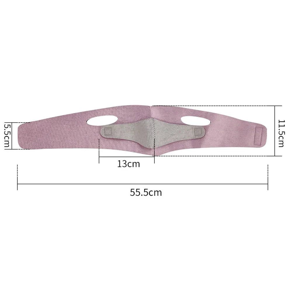Face-lift with Sleep Face V Shaper Facial Slimming Bandage Relaxation Shape Lift Reduce Double Chin Face Thining Band Massage