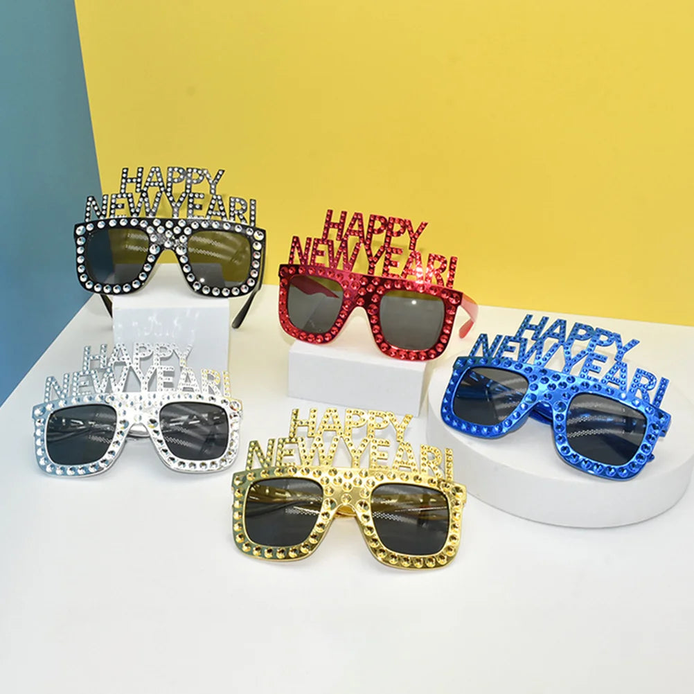 Happy New Year Funny Glasses Party Eyeglasses New Year's Eve Party Supplies Photo Props 2023 Fun Glasses 2023 Eyeglasses