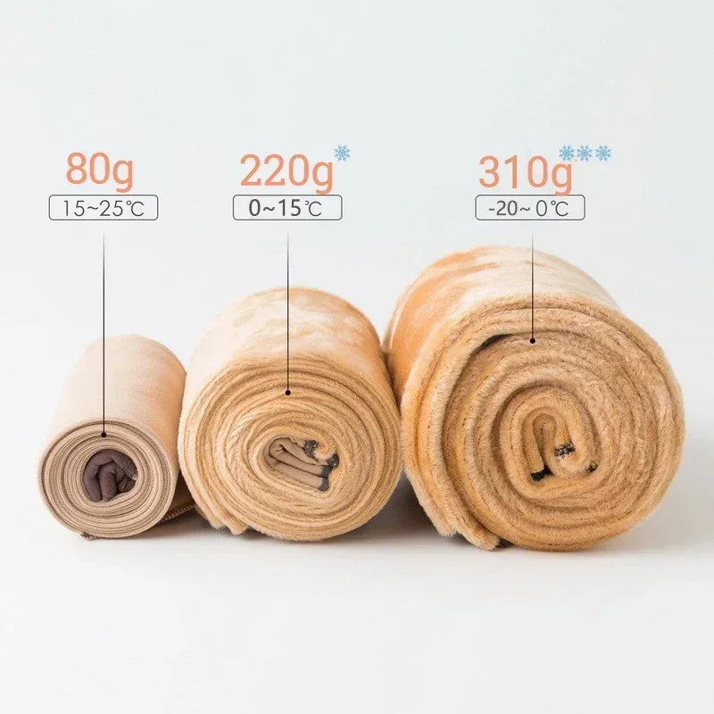 Warm Tights Leggings For Women Winter High Waist Elastic Sexy Translucent Pantyhose Female Slim 80g 220g 300g Leggings Tights