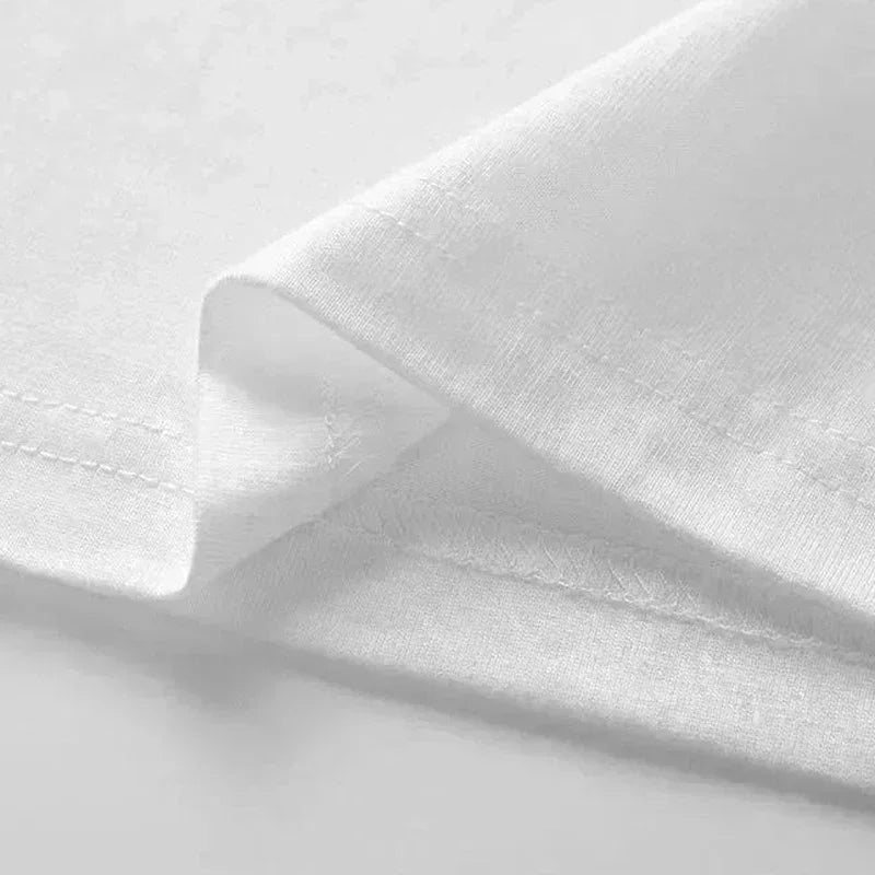 Cute Korean Tiger Anime T-shirt 2025 Neutral Fashion Kawaii Cotton T-shirt Summer Comfortable and Breathable T-shirt