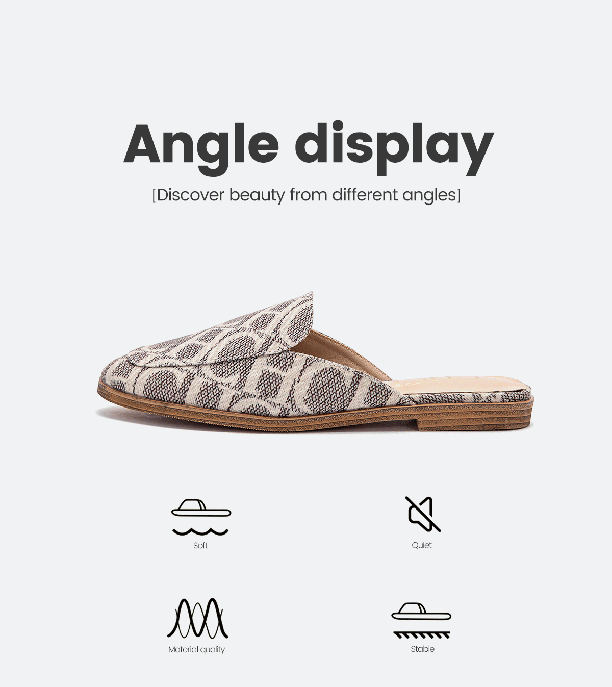 Luxury Summer New 2024 Slippers Women's Low Heel ShoesWomen's Sandals Non Toe Outdoor Slippers Beach Shoes