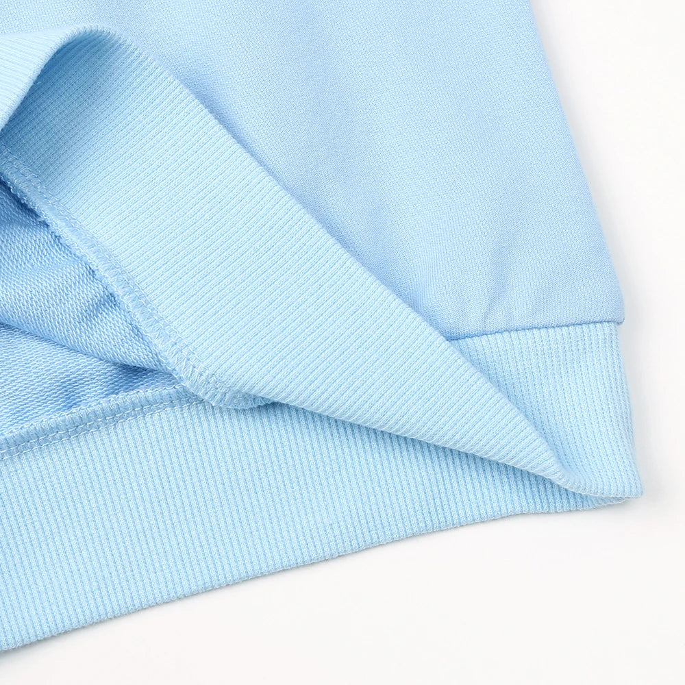 2025 New Winter Kids Boys Girls Clothes 2 Pieces Tracksuit Outfits Set Solid Top Sweatshirt+Elastic Joggers Shorts Causal Suit