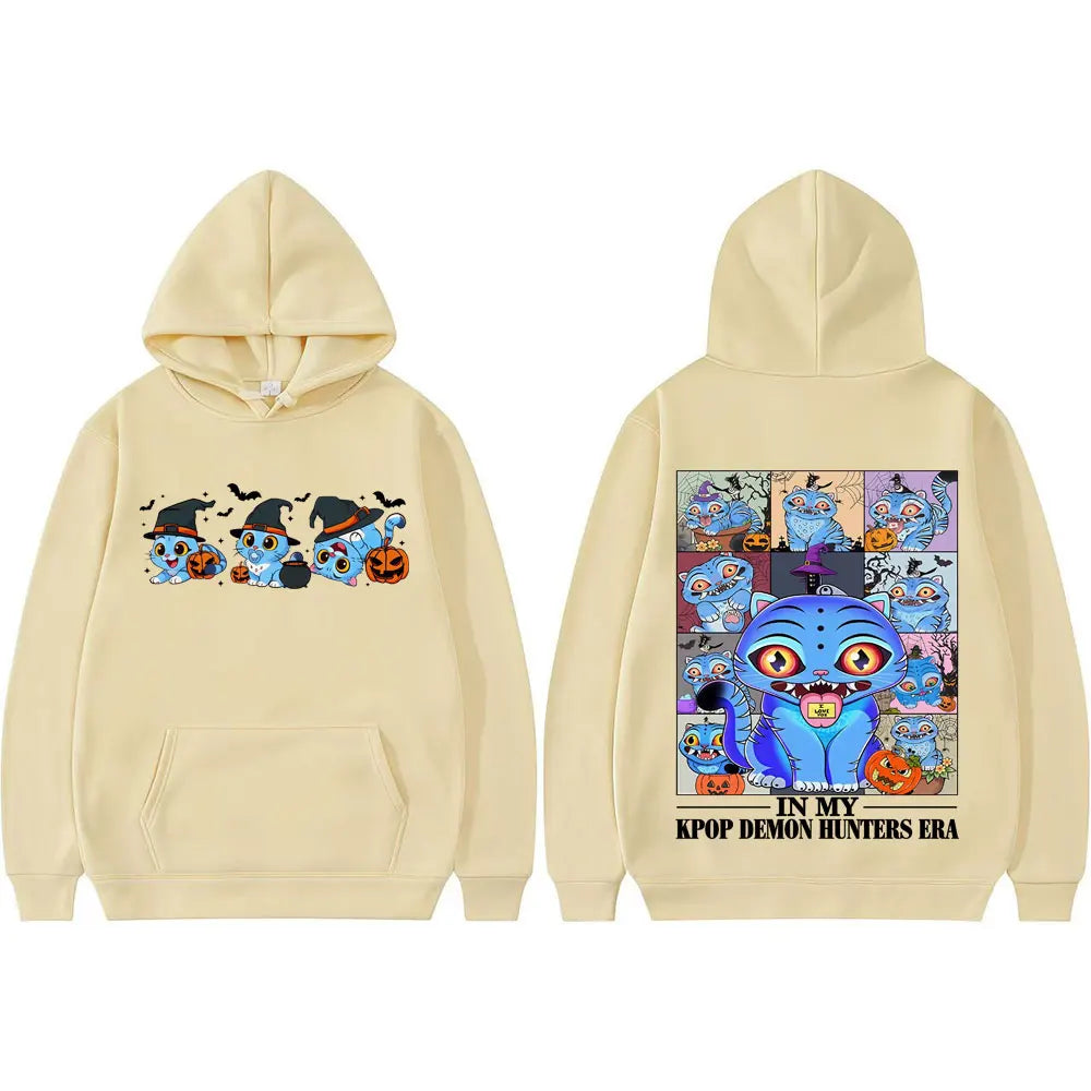 In My Kpop Demon Hunters Era Halloween Hoodie Men Women Anime Clothes Harajuku Autumn High Quality Vintage Loose Sweatshirts