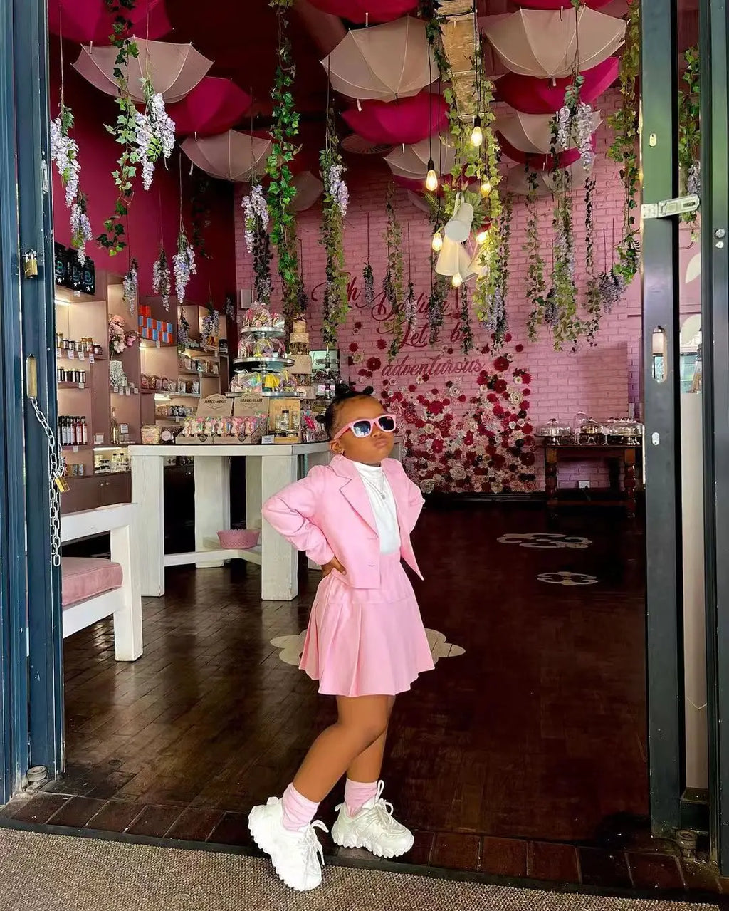 Winter Children Girl's Coat +Skirt Long Sleeve Jacket And Miniskirt 2 Pcs Set Girl's Clothes Dress For 3 4 5 6 7 8 Year