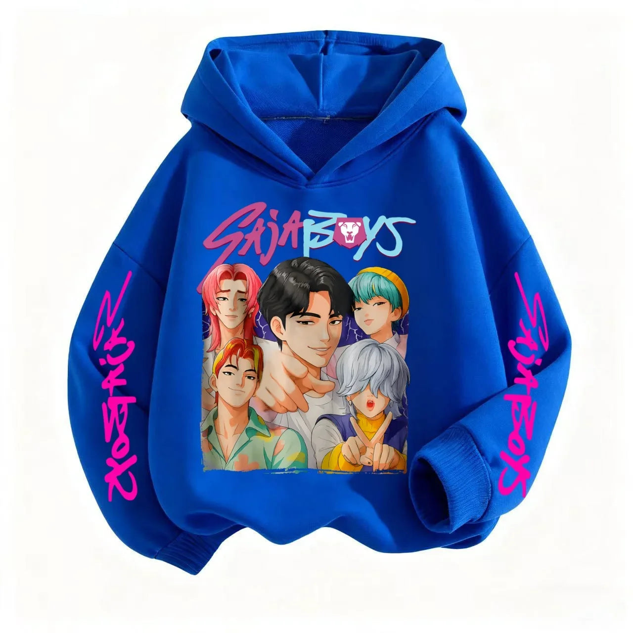 Kids 3-12Y Hoodie KPop Demon Hunters Spring Autumn Sportswear Warm Print Halloween Casual Boys Clothes Girls