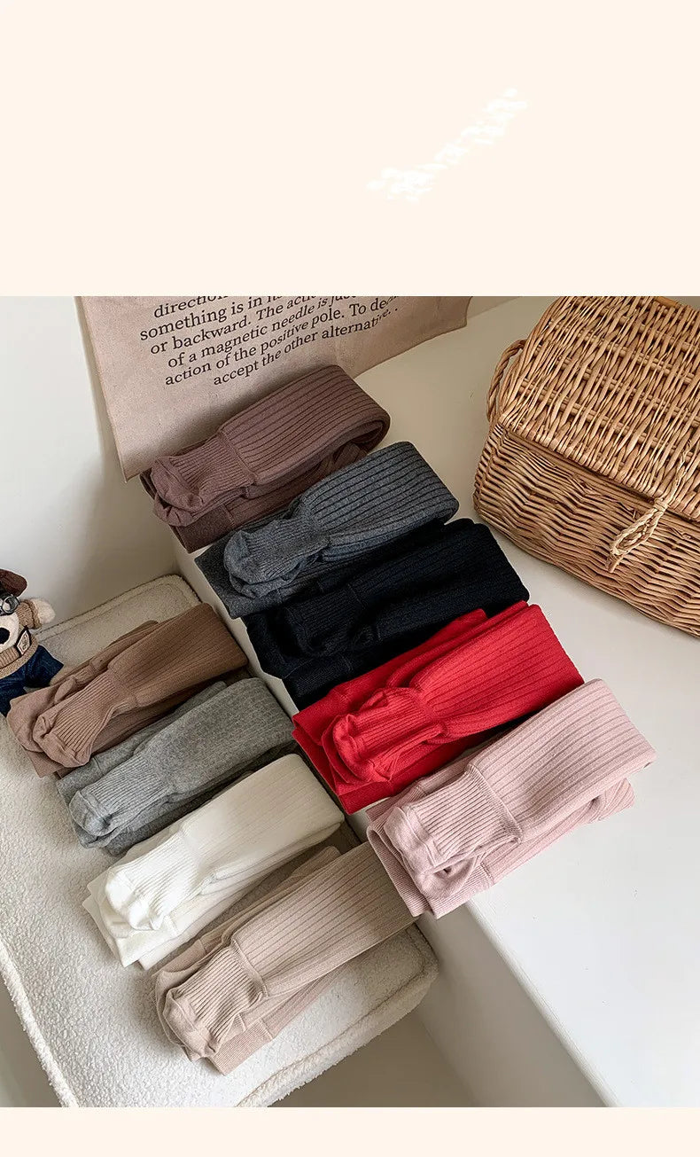 Winter Kids Tights for Girls Thick Casual Cotton Toddler Baby Girl Pantyhose Snow Keep Warm Children's Tight 0-8Years