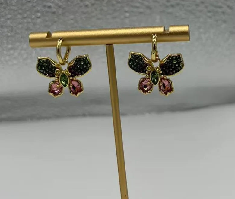 2025 Original Crystal Jewelry Set Boutique Irregular Earrings, Necklaces, Rings, Bracelets, Women's Romantic Party Gifts